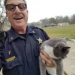 шериф с кошкой